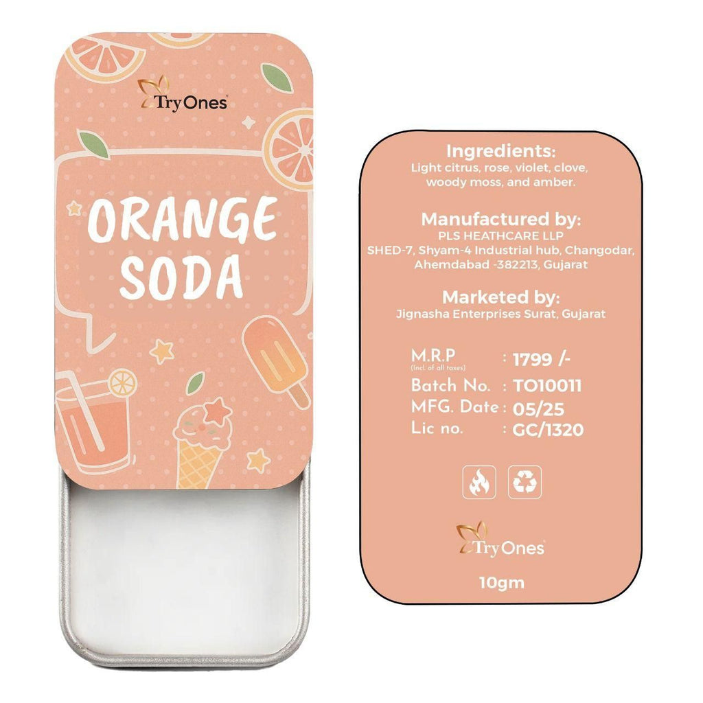 Orange Soda Solid Perfume 10 gm Pack of 1